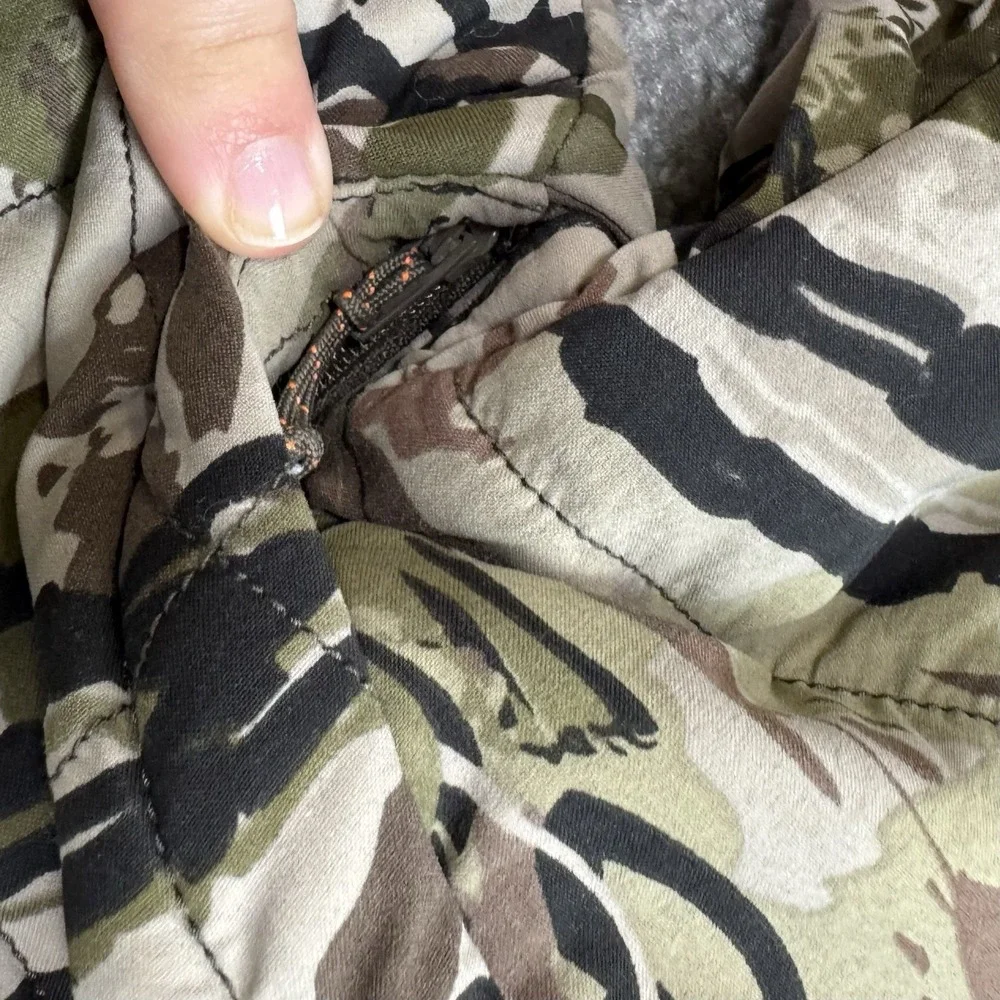 Under Armour Ridge Reaper 23 2-in-1 Jacket Medium Camo Hunting Removable Sleeves - Picture 15 of 15